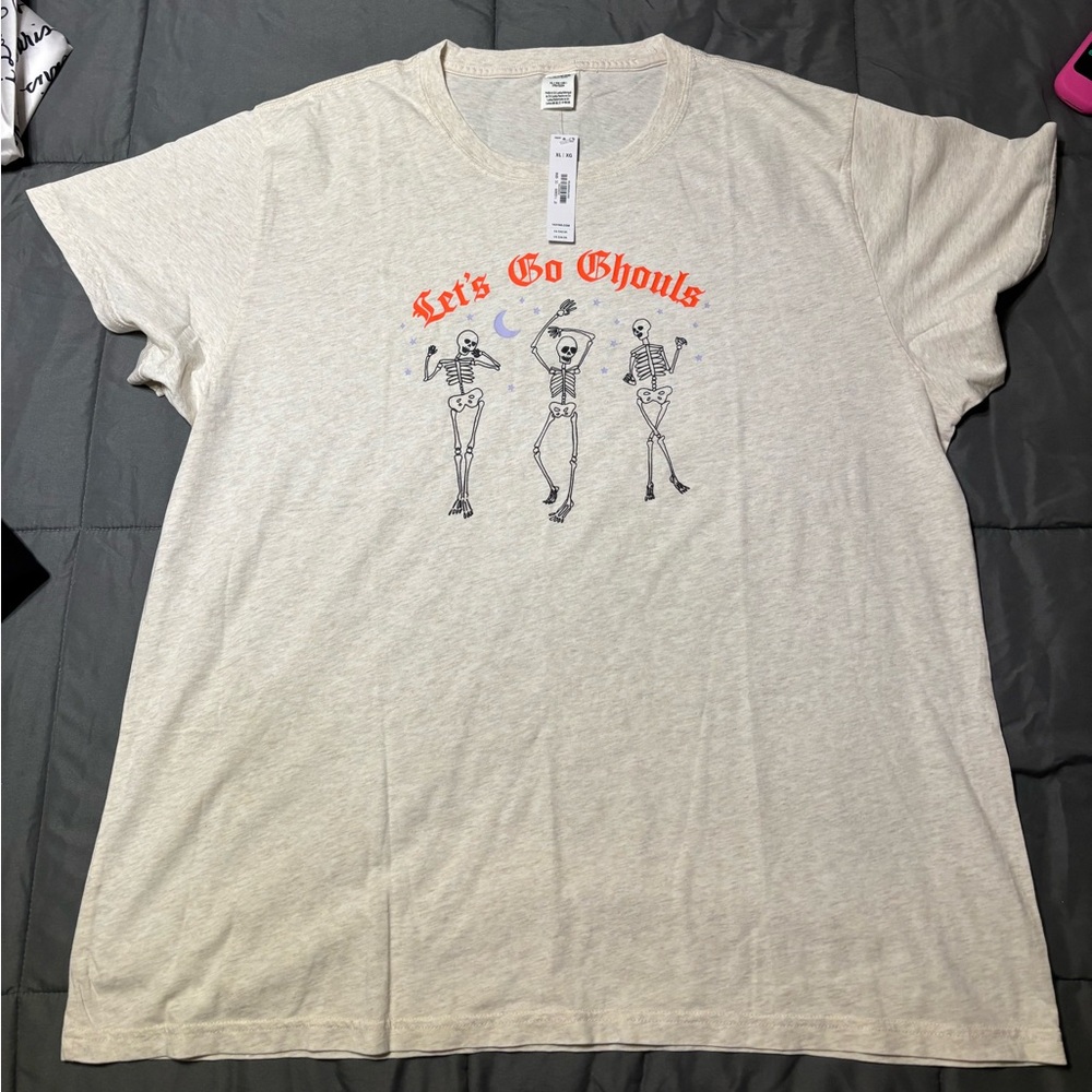 Let's Go Ghouls Graphic T-Shirt by PINK